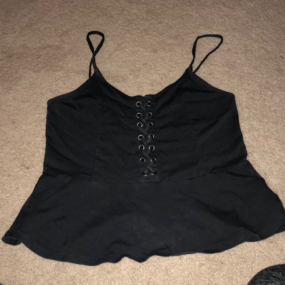 AE Peplum Corset Tank Top